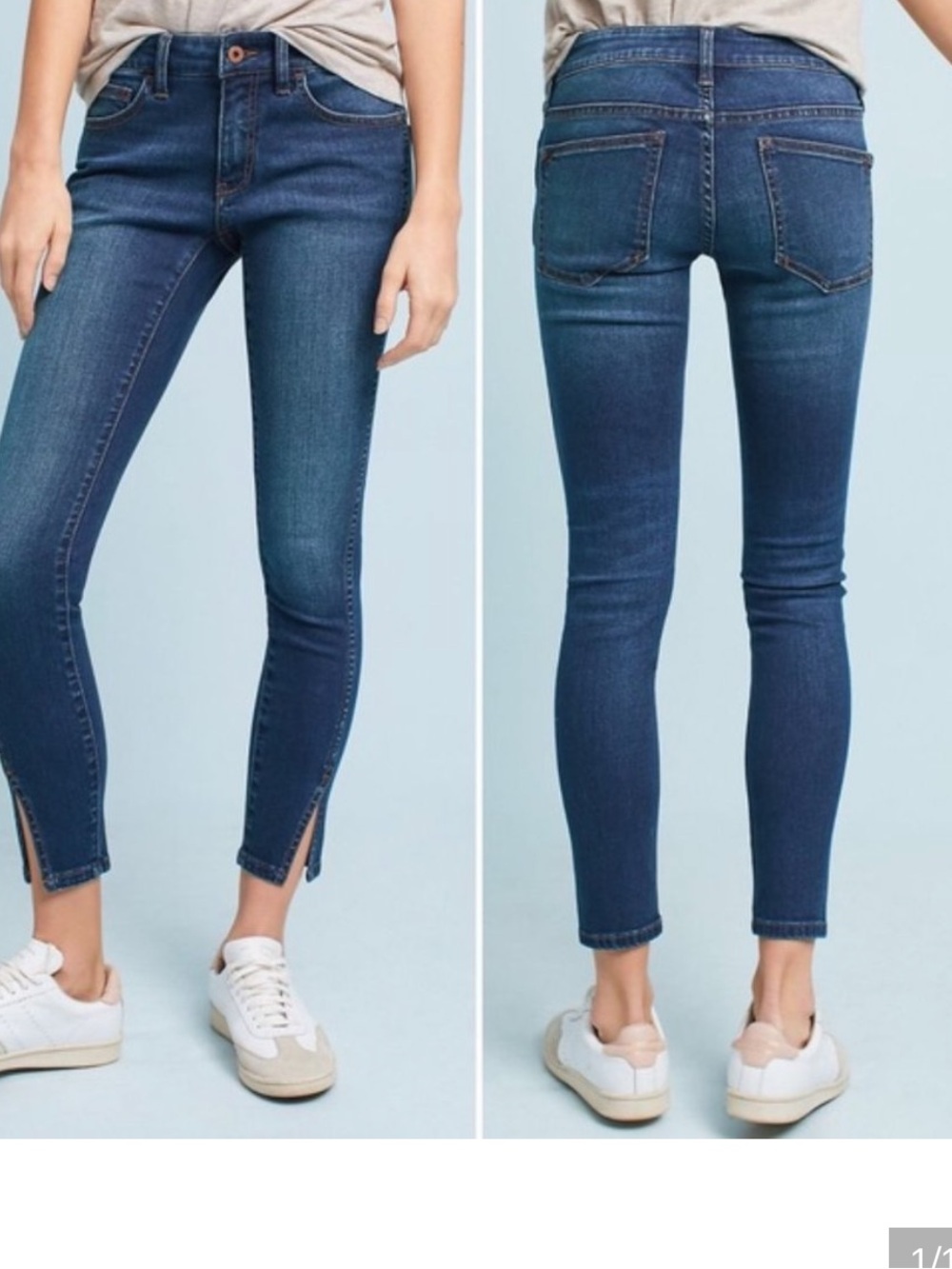 Anthropologie Pilcro And The Letterpress Mid Rise Skinny Jean Womens 32